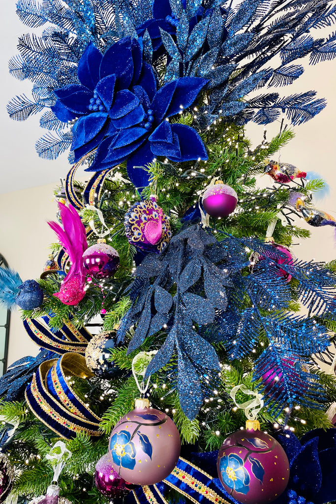 Royal Glass Bird Ornaments, Set of 6