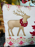 Reindeer and Tree Pillow