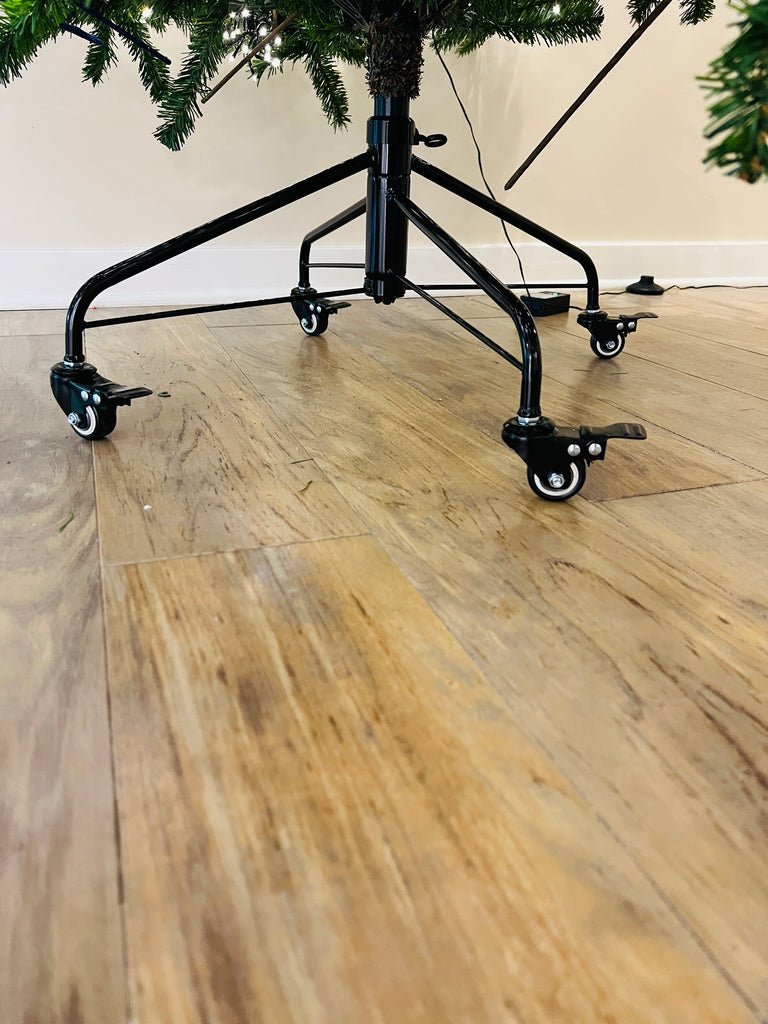 Rolling Tree Stand on Wheels