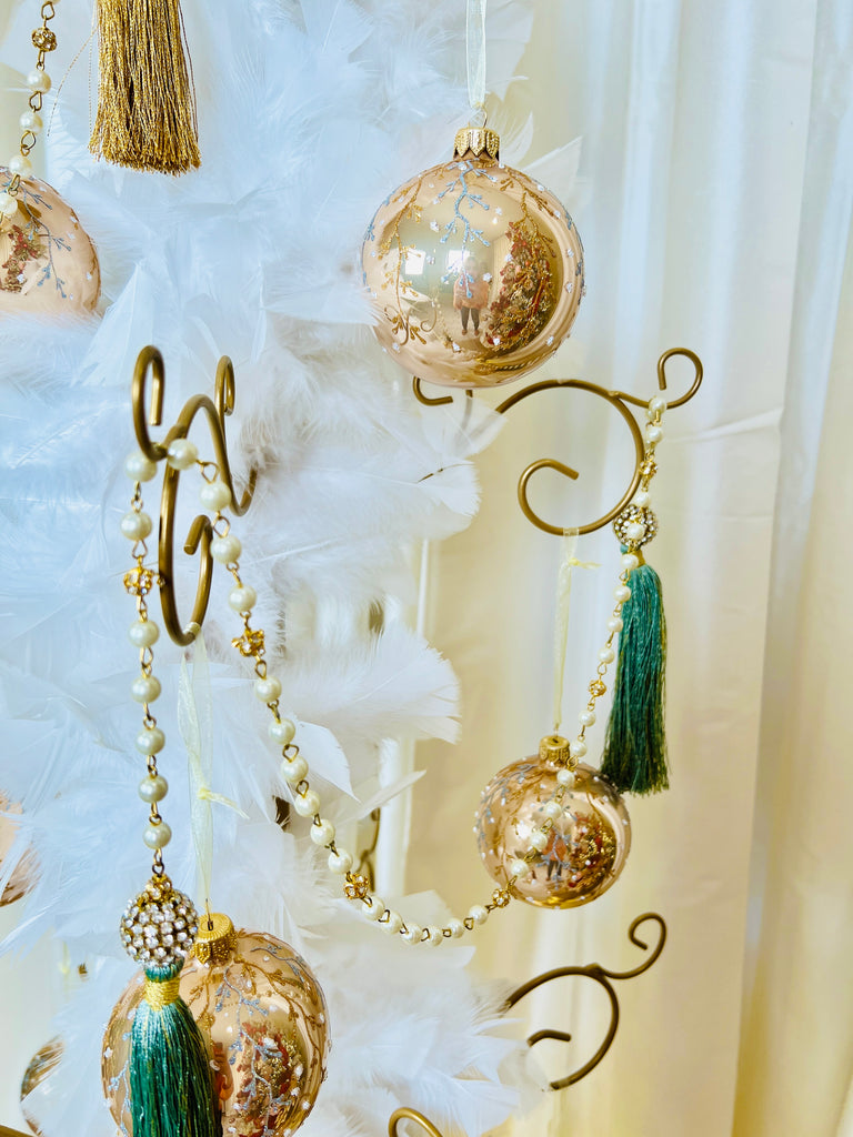 6' Gold Iron Ornament Tree