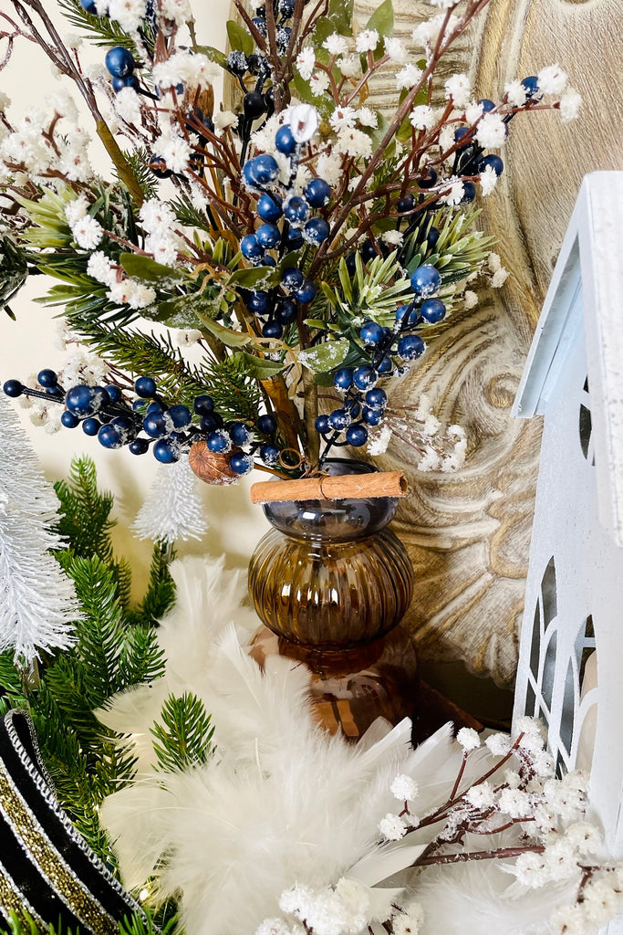 Soft Neutral Ombre Glass Vase