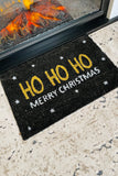 HO-HO-HO Christmas Greetings Doormat