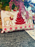 Reindeer and Tree Pillow