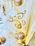 6' Gold Iron Ornament Tree