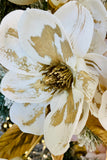 Gold and White Magnolias, Set of 3