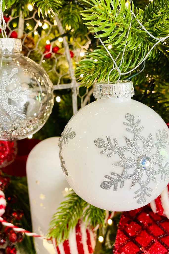 Winter Wonderland Snowflake Everlasting Ornaments, Set of 6