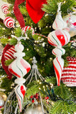 Candy Ribbon Striped Glass Finials, Set of 2