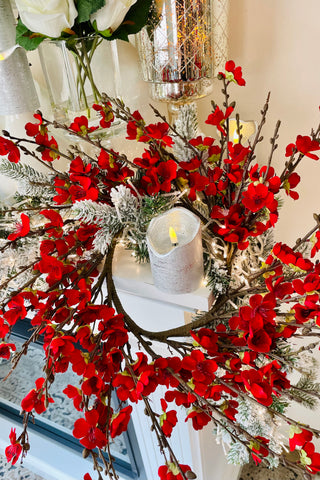 19 Inch Lemon & Foliage Candle Ring / Wreath