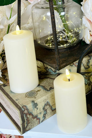 16 Inch Cream Hops Candle Ring