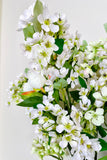White Almond Blossom Branches, Set of 2