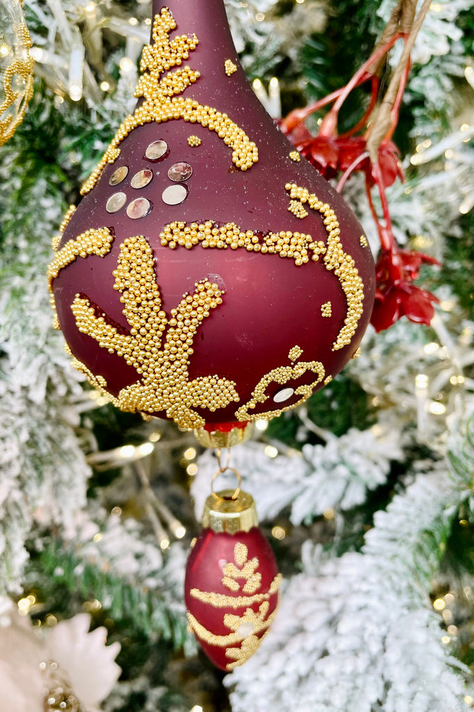 Finial Drop Ornament, Set of 3
