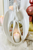 Porcelain Angel Tea Light Candleholder
