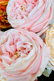 Set of 6 Real Touch Austin Rose Stems