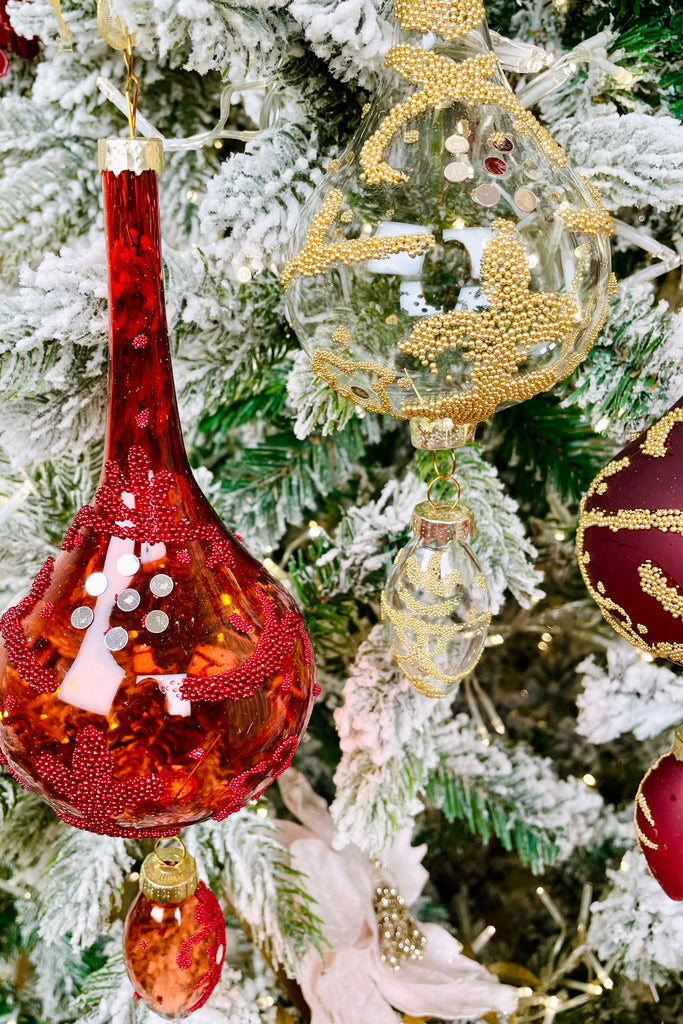 Finial Drop Ornament, Set of 3