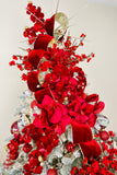 Red Amaryllis Stem, Set of 2