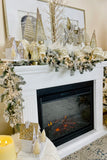 18 Inch Gold Glittered Twig Tree w/Pearl Embellishments