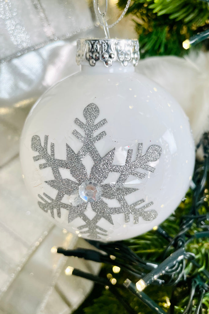 Winter Wonderland Snowflake Everlasting Ornaments, Set of 6