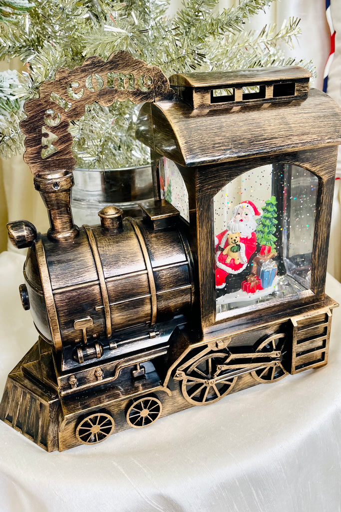 Lighted Train Water Globe