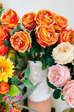Set of 6 Real Touch Austin Rose Stems