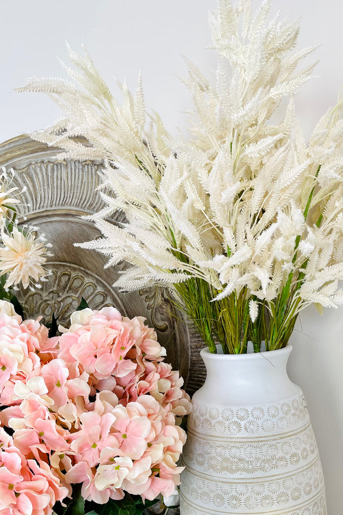 Wheat Spray in Neutral, Set of 2