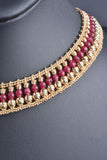 Florentine Handmade Woven Beaded Gemstone Necklace