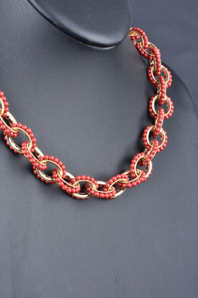 Florentine Handmade Beaded Rolo Necklace