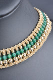 Florentine Handmade Woven Beaded Gemstone Necklace