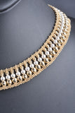 Florentine Handmade Woven Beaded Gemstone Necklace