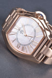 Italian Pink Mother of Pearl Luxury Tonneau Watch