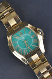 Italian Green Mother of Pearl Luxury Tonneau Watch