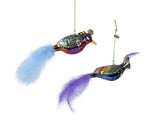 Royal Glass Bird Ornaments, Set of 6