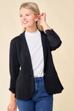 Cinched Sleeve Blazer
