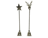 Silver Candle Snuffer, Set of 2