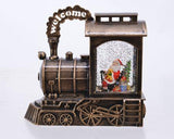 Lighted Train Water Globe