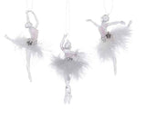 Acrylic Ballerina Ornaments, Set of 6