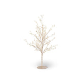 18 Inch Gold Glittered Twig Tree w/Pearl Embellishments