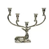 Silver Deer Candelabra