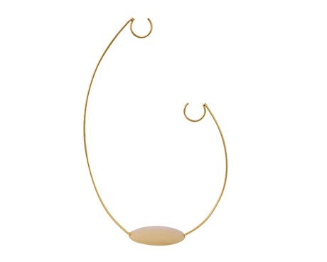 Gold Iron Stand Double Hook