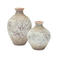 Mediterranean Resin Vase Set of 2