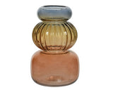 Soft Neutral Ombre Glass Vase