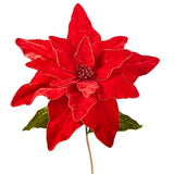 Grand Red Velvet Poinsettia