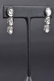 Maharaja Triple Polki Diamond Drop Earrings