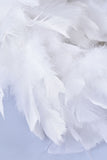 Set of 2 Luxury Snowy White Feather Boas