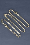 Italian Sterling Set of 3 Solid Bracelets