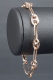 Handmade Polished Luxury Status Marine Link Station Bracelet