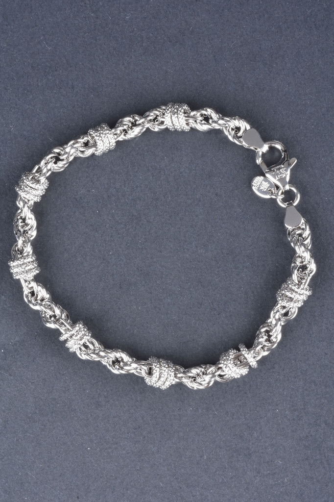 Italian Handmade Status Woven Rope Bracelet