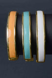 Couture Inspired Colorful Enamel Bangle Bracelet