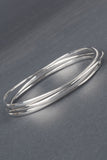 Italian Set of 3 Polished Organic Bangles