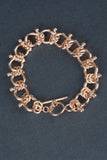 Italian Handmade Bold Equestrian Status Link Bracelet