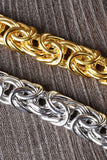 Bold Status Byzantine Link Bracelet